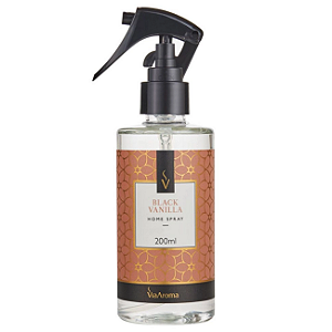HOME SPRAY 200ML CLASSICA BLACK VANILLA BACT/ANTIM - VIA AROMA