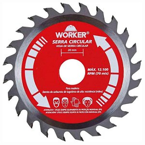 DISCO SERRA VIDEA 4.3/8 12D  - WORKER