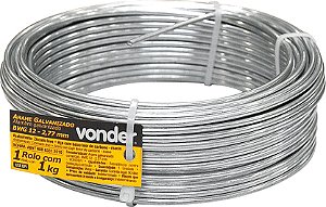 ARAME GALVANIZADO 16 BWG 1,65MM
