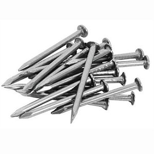 Pacote 1kg Prego Aço Galvanizado da Gerdau 15X21 com Cabeça