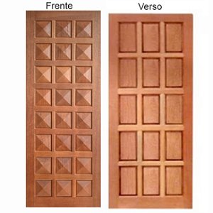 PORTA MAD CEDRO BICO DIAMANTE C/ SEL 80CM - NEPASI