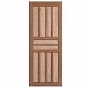 PORTA MAD MISTA AMERICANA 80CM FURADA - NEPASI