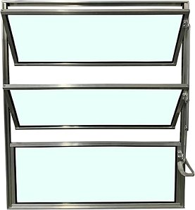 JANELA BASC BR 60x60 ALUMI STRIKE