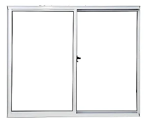 JANELA BR 2F 1,00x1,20 S/BASC ALUMI STRIKE