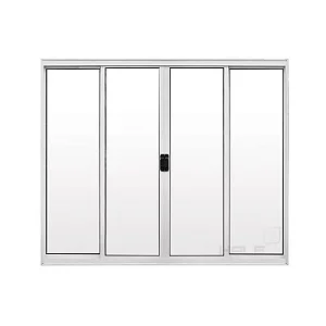 JANELA BR 4F 1,20x1,50 S/BAS ALUMI STRIKE