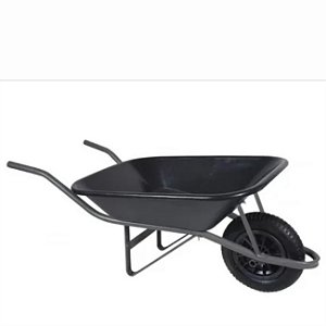 CARRINHO METASUL 60 LTS PRETO CACAMBA PLASTICA