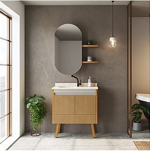 BALCAO GAAM KIT LENI 80CM COM TAMPO