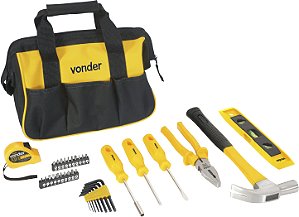 JOGO FERRAMENTAS 36PCS COM BOLSA - VONDER