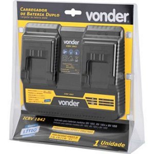 CARREGADOR BAT.RAPIDO DUPLO 18V ICBV1842 - VONDER
