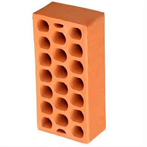 TIJOLO 21 FUROS PARA CHURRASQUEIRA