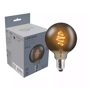 LAMPADA LED RETRO BLACK G95 AMB2200K 5W - AVANT
