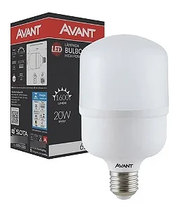 LAMPADA LED ALTA POTENCIA BR6500K 20W - AVANT