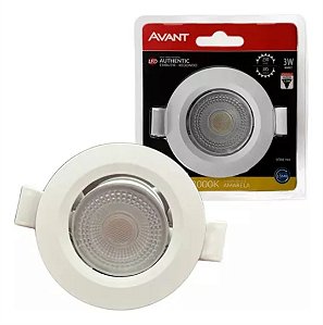 SPOT LED SUPIMPA RED. 3W 3000K - AVANT