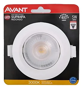 SPOT LED SUPIMPA RED. 5W 3000K - AVANT