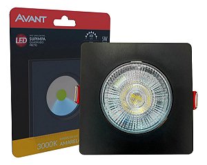 SPOT LED SUPIMPA QUADR. 5W 6500K - AVANT
