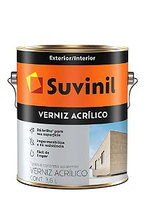 SUVINIL VERNIZ ACRILICO 3,6LTS