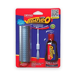 KIT REPAROS FITA ADES.IMPERM.10CMX1M - VEDATUDO