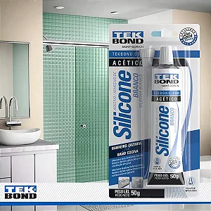 SILICONE ACETICO 50G BRANCO - TEKBOND
