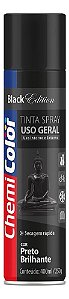 SPRAY CHEMICOLOR USO GERAL 400ML PRETO BRILHANTE