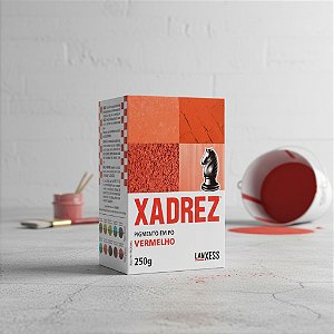 PO XADREZ 250G VERMELHO