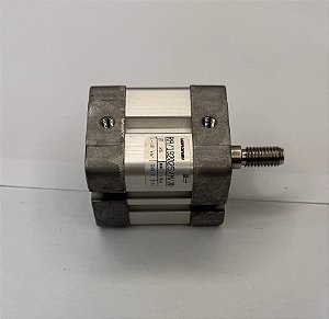 CILINDRO COMPACTO, ISO 21287, DUPLA AÇÃO, Ø25 X 25 MM CURSO. Código: RA/192025/M/25