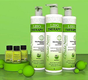 Combo 3 Liso therapy + 3 mini oleo reparador de pontas