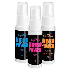 Vibro Power Gel Vibrador Beijável 15 gramas