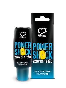 Power Shock 220v de Tesão Gel Eletrizante 15 gramas