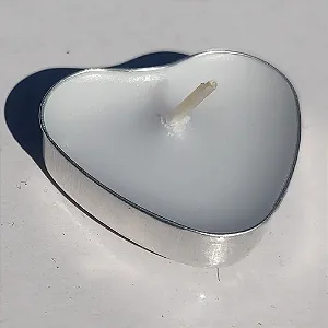 Mini Vela Decorativa Coração 10 unidades