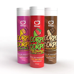 Corpo a Corpo Óleo Corporal Hot Beijável 100 ml