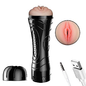 Masturbador Lanterna Vagina Recarregável
