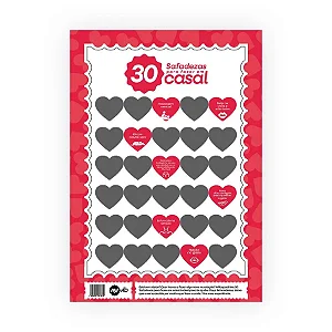 Raspadinha 30 Safadezas para Fazer em Casal 60x45cm
