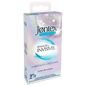 Preservativo Jontex Sensação Invisível C/ 4 Unidades