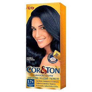 Tintura Cor&Ton Niely 1.7+ Preto Azulado Especial