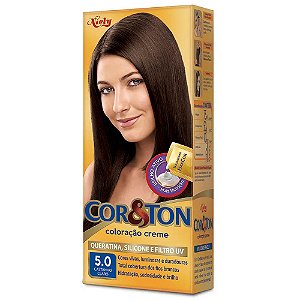 Tintura Cor&Ton Niely 5.0 Castanho Claro