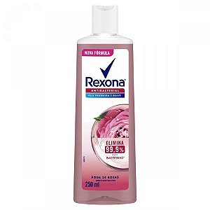SABONETE LÍQUIDO REXONA ANTIBACTERIAL ÁGUA DE ROSAS 250ML