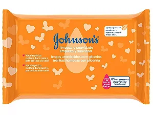 Lenço Umedecido Johnsons Baby - Limpeza e Suavidade 44 Unidades