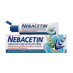 Nebacetin 250UI/g + 5mg/g Pomada 15g