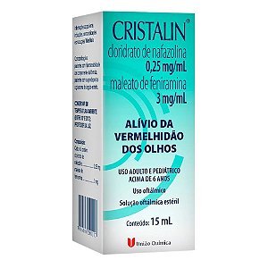 Cristalin Colírio Solução Oftálmica 15ml