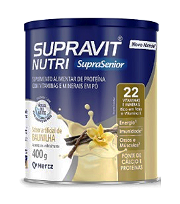 Supravit Nutri Suplemento Alimentar 400G Baunilha