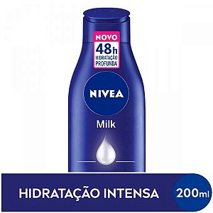 Loção Deo-Hidratante Nivea Milk Hidratação Profunda 200ml