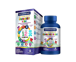 Polivitamínico Gummies Kids 30 gomas Catarinense