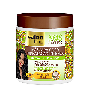 Mascara De hidratação Intensa Salon Line sos cachos Coco 500g