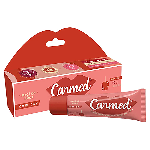 Hidratante Protetor Labial Carmed Maçã do Amor com cor 10g