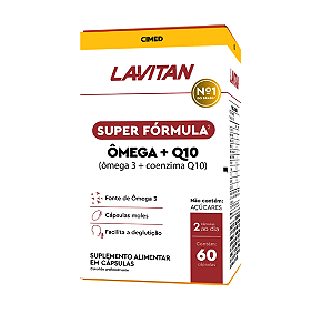 Lavitan Ômega 3 + Coezima Q10 com 60 cps