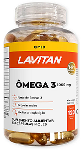 Lavitan Ômega 3 1000mg com 120 cápsulas