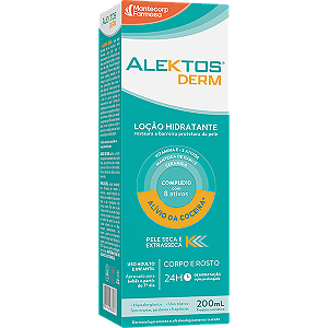 Alektos Derm Hidratante 24h Alivio Da Coceira Corpo E Rosto Neutra