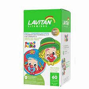 Lavitan Kids 60 Comprimidos Mastigaveis Sortidos