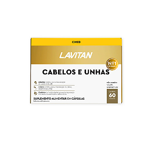 Lavitan Hair C/60 Cápsulas Vitamina Para Cabelos E Unhas