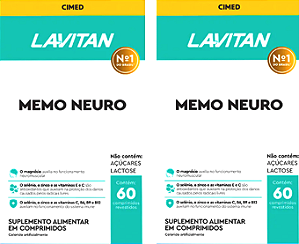 Kit 2 Lavitan Memo Com 60 Comprimidos